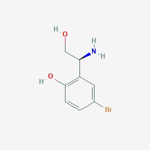 (s)-2-(1-Amino-2-hydroxyethyl)-4-bromophenol