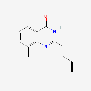 2-(But-3-en-1-yl)-8-methyl-3,4-dihydroquinazolin-4-one