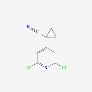 1-(2,6-Dichloropyridin-4-yl)cyclopropane-1-carbonitrile