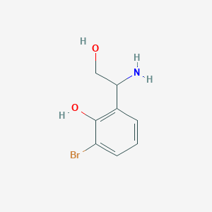 2-(1-Amino-2-hydroxyethyl)-6-bromophenol