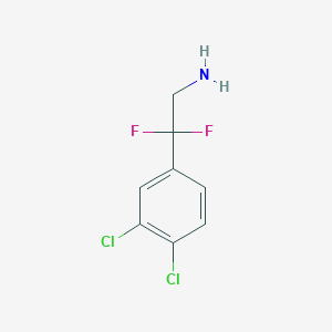 2-(3,4-Dichlorophenyl)-2,2-difluoroethan-1-amine