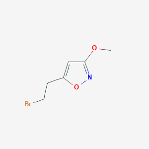 5-(2-Bromoethyl)-3-methoxy-1,2-oxazole