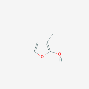 molecular formula C5H6O2 B13605688 3-Methylfuran-2-ol 