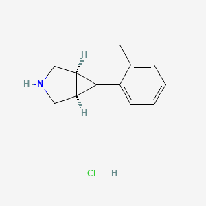 (1R,5S,6R)-6-(2-methylphenyl)-3-azabicyclo[3.1.0]hexanehydrochloride