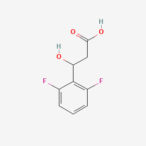 3-(2,6-Difluorophenyl)-3-hydroxypropanoic acid