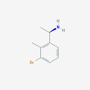 (1R)-1-(3-Bromo-2-methylphenyl)ethan-1-amine