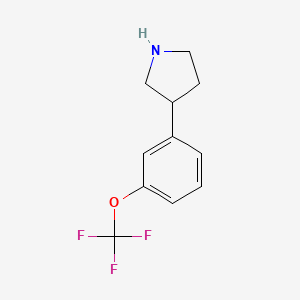 3-(3-(Trifluoromethoxy)phenyl)pyrrolidine