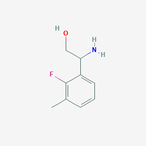 2-Amino-2-(2-fluoro-3-methylphenyl)ethan-1-ol