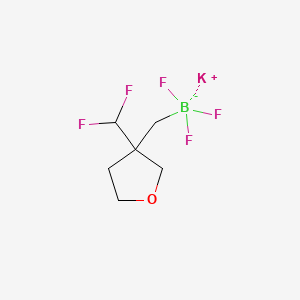 Potassium ((3-(difluoromethyl)tetrahydrofuran-3-yl)methyl)trifluoroborate