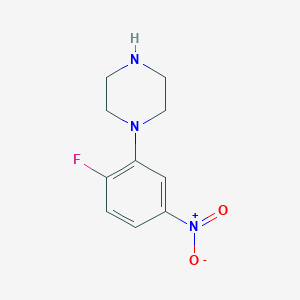 1-(2-Fluoro-5-nitrophenyl)piperazine