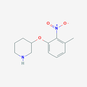 3-(3-Methyl-2-nitrophenoxy)piperidine