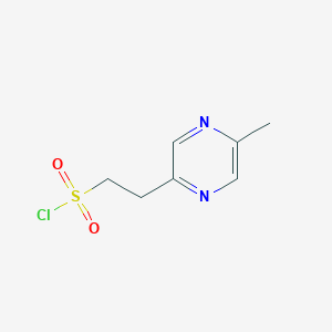 2-(5-Methylpyrazin-2-YL)ethanesulfonyl chloride