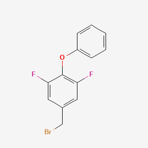 5-(Bromomethyl)-1,3-difluoro-2-phenoxybenzene