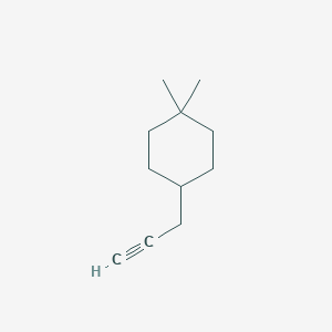 1,1-Dimethyl-4-(prop-2-yn-1-yl)cyclohexane