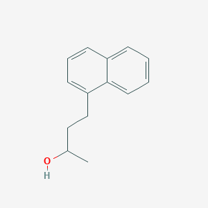 molecular formula C14H16O B13605910 4-(Naphthalen-1-yl)butan-2-ol 