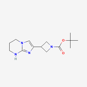 tert-butyl3-{5H,6H,7H,8H-imidazo[1,2-a]pyrimidin-2-yl}azetidine-1-carboxylate