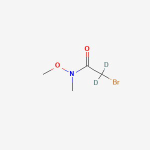 2-bromo-N-methoxy-N-methyl(2H2)acetamide