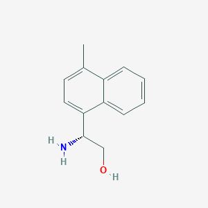 (r)-2-Amino-2-(4-methylnaphthalen-1-yl)ethan-1-ol