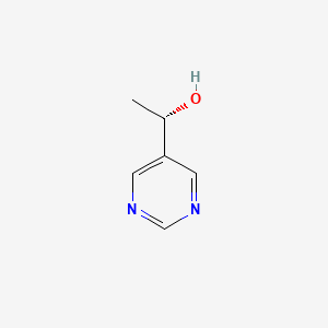 (1S)-1-(pyrimidin-5-yl)ethan-1-ol