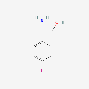 2-Amino-2-(4-fluorophenyl)propan-1-ol