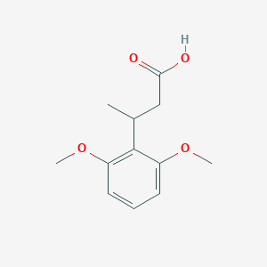 3-(2,6-Dimethoxyphenyl)butanoic acid