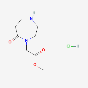 Methyl2-(7-oxo-1,4-diazepan-1-yl)acetatehydrochloride