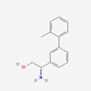 (s)-2-Amino-2-(2'-methyl-[1,1'-biphenyl]-3-yl)ethan-1-ol