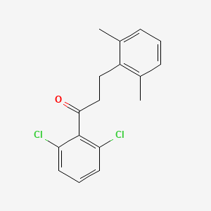 2',6'-Dichloro-3-(2,6-dimethylphenyl)propiophenone