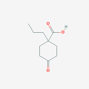 4-Oxo-1-propyl-cyclohexanecarboxylic acid