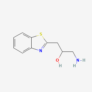 1-Amino-3-(benzo[d]thiazol-2-yl)propan-2-ol