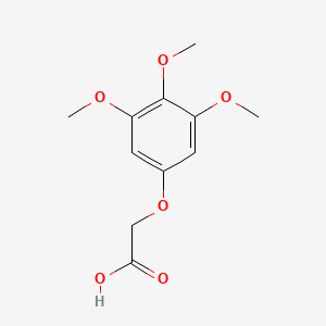 molecular formula C11H14O6 B13606352 2-(3,4,5-trimethoxyphenoxy)acetic Acid CAS No. 65876-10-0