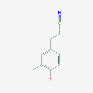 4-Fluoro-3-methylphenylpropanenitrile