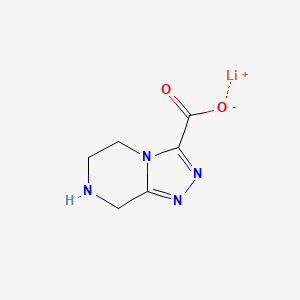 lithium(1+)5H,6H,7H,8H-[1,2,4]triazolo[4,3-a]pyrazine-3-carboxylate