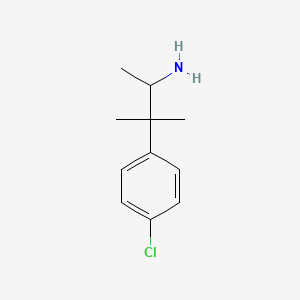 3-(4-Chlorophenyl)-3-methylbutan-2-amine