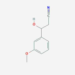 3-Hydroxy-3-(3-methoxyphenyl)propanenitrile