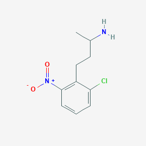 4-(2-Chloro-6-nitrophenyl)butan-2-amine