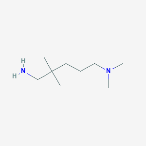 molecular formula C9H22N2 B13606560 n1,n1,4,4-Tetramethylpentane-1,5-diamine 