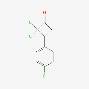 2,2-Dichloro-3-(4-chlorophenyl)cyclobutan-1-one