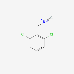 molecular formula C8H5Cl2N B13606579 1,3-Dichloro-2-(isocyanomethyl)benzene CAS No. 1125-42-4