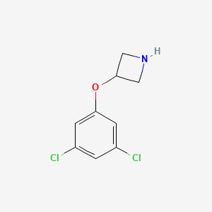 molecular formula C9H9Cl2NO B13606594 3-(3,5-Dichlorophenoxy)azetidine 