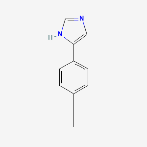 molecular formula C13H16N2 B13606611 4-(4-tert-butylphenyl)-1H-imidazole 