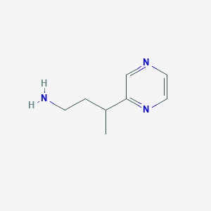 3-(Pyrazin-2-yl)butan-1-amine