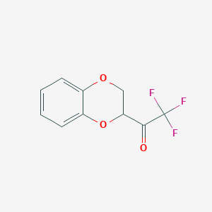 1-(2,3-Dihydrobenzo[b][1,4]dioxin-2-yl)-2,2,2-trifluoroethan-1-one