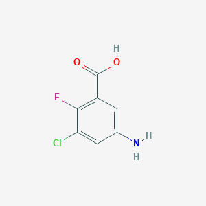 5-Amino-3-chloro-2-fluorobenzoic acid