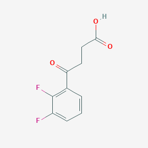 molecular formula C10H8F2O3 B1360690 4-(2,3-Difluorophenyl)-4-oxobutyric acid CAS No. 898766-11-5