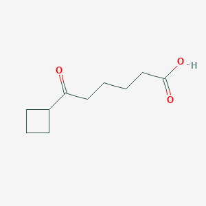 molecular formula C10H16O3 B1360692 6-Cyclobutyl-6-oxohexansäure CAS No. 898766-81-9