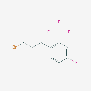 2-(3-Bromopropyl)-5-fluorobenzotrifluoride