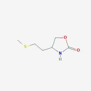 4-(2-(Methylthio)ethyl)oxazolidin-2-one