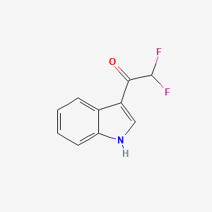 2,2-Difluoro-1-(1H-indol-3-YL)ethan-1-one