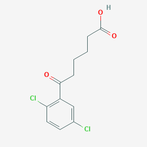 molecular formula C12H12Cl2O3 B1360705 6-(2,5-Dichlorophenyl)-6-oxohexanoic acid CAS No. 870287-01-7
